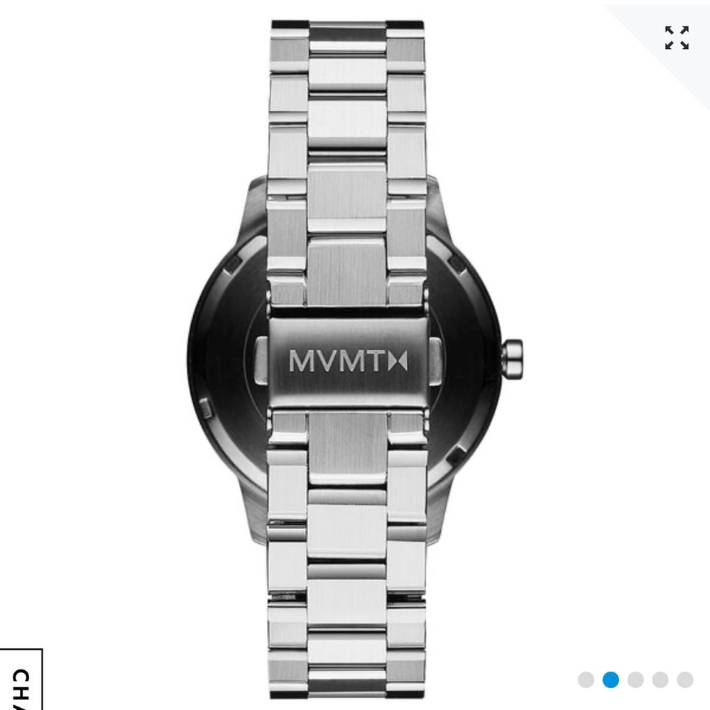 MVMT Unisex Silver Watch with Green Dial - Picture 3 of 5
